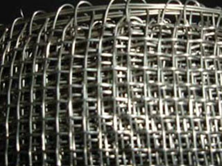 Pre Bent Plain Weave Crimped Woven Wire Mesh Wrapped Edge
